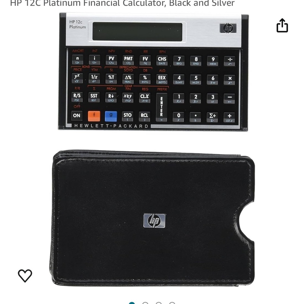HP 12c Platinum financial j